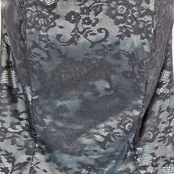 Jessica McClintock Dress Size 10 Strapless Lace‎ Poof Skirt Formal Prom Dance - Picture 2 of 13